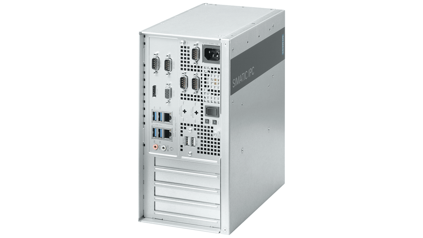Siemens 6AG4025, Industrial Computer, 350W, Intel Pentium G4400 3.3 GHz, 4000 MB, 2 Windows