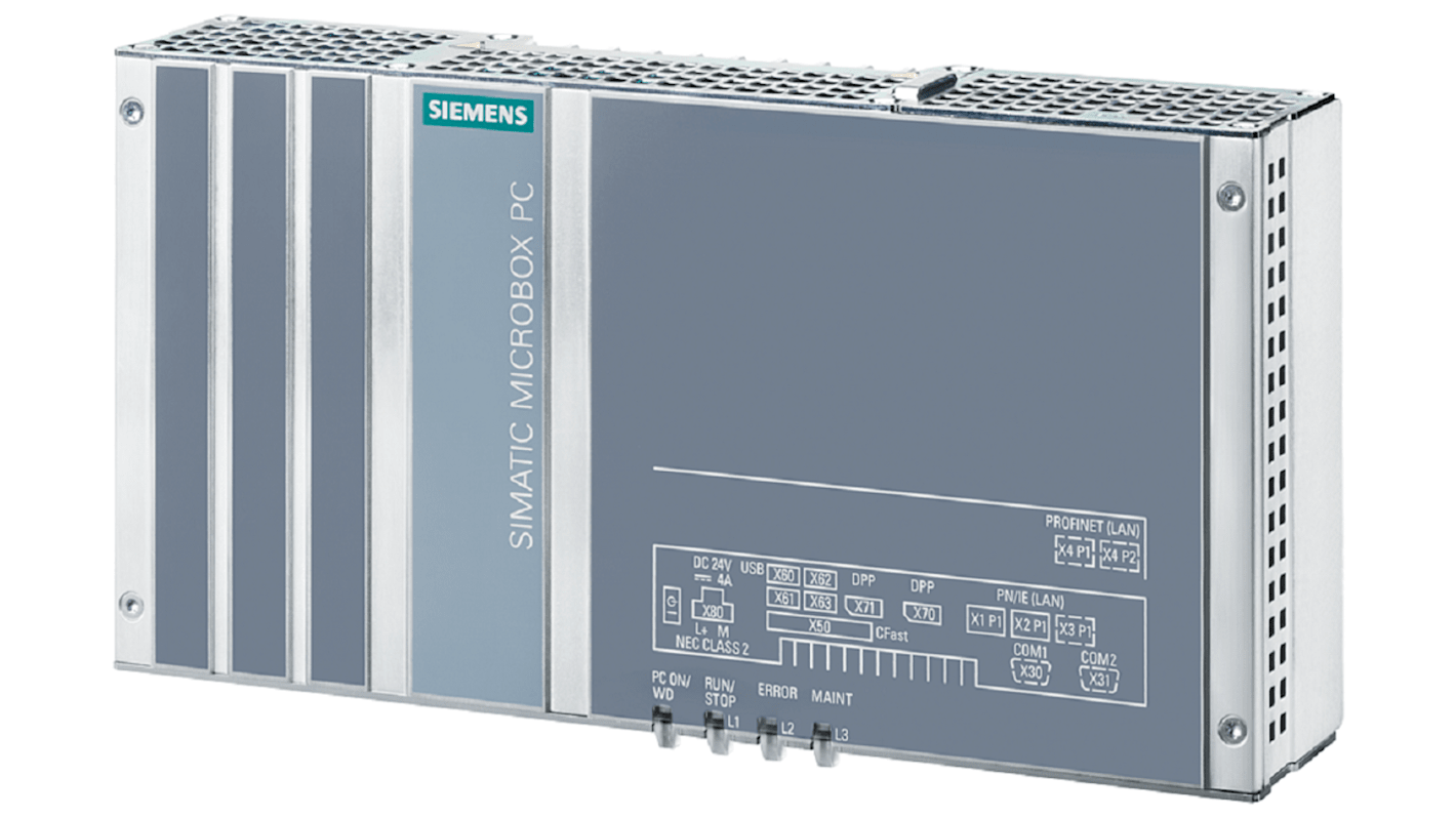 Ordenador industrial Siemens 6AG4141, Intel Celeron, con 4.000 MB, OS Windows, 24 V CC/350W, IP20
