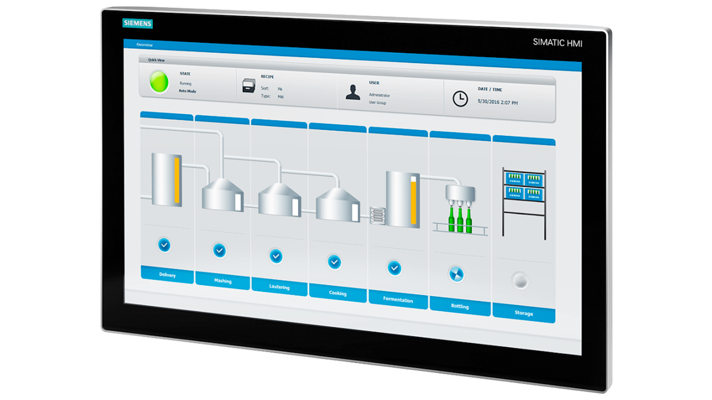 Panneau plat IFP2400 V2 PRO SIMATIC Siemens, TFT, 23,8 po, 1920 x 1080pixels