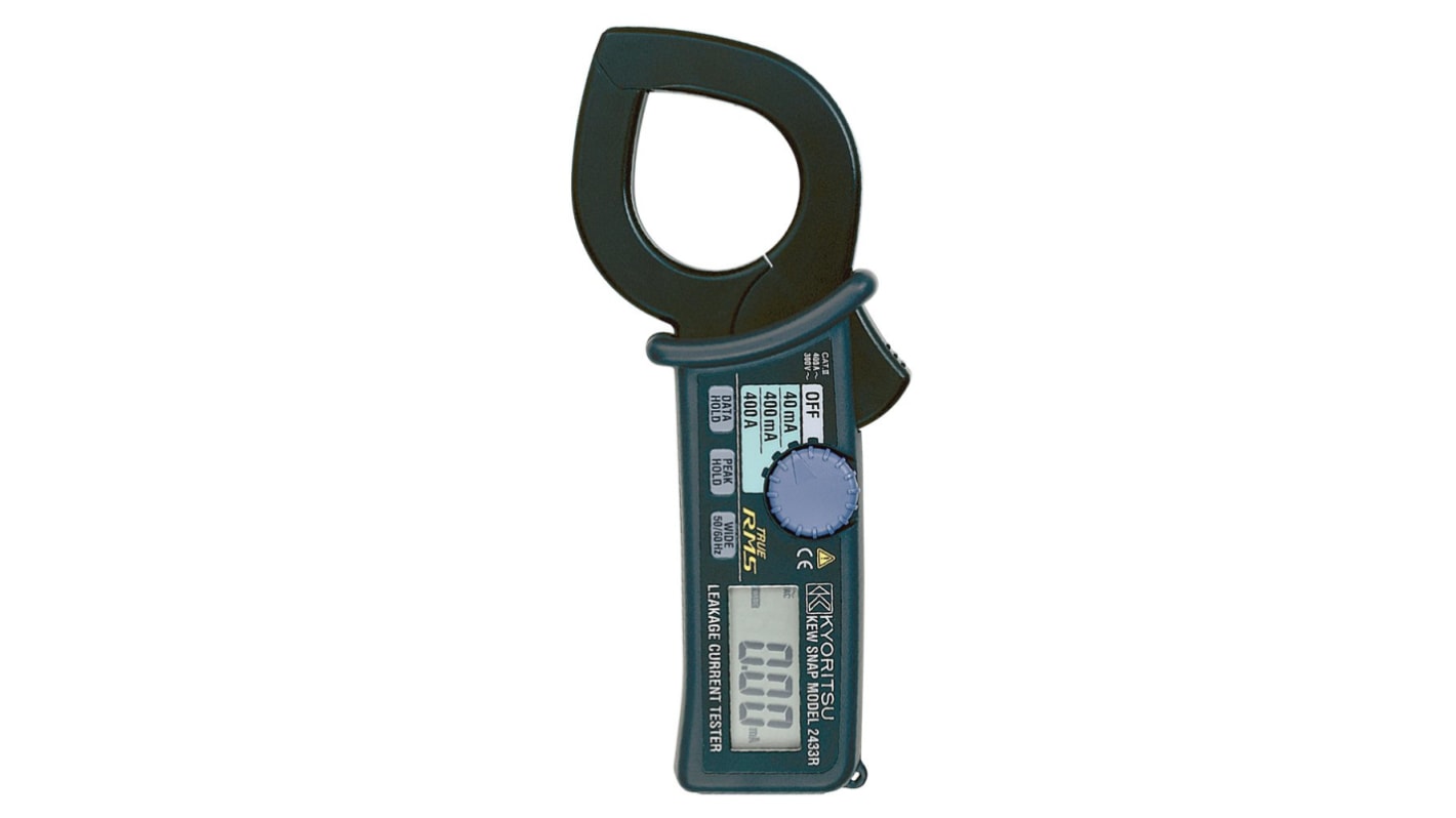 Kyoritsu K2433R Clamp Meter, Max Current 400A ac