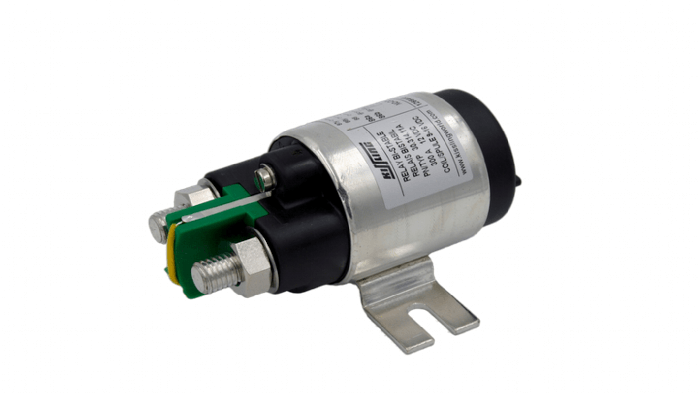 TE Connectivity Flange Mount Power Relay, 24V dc Coil, SPST