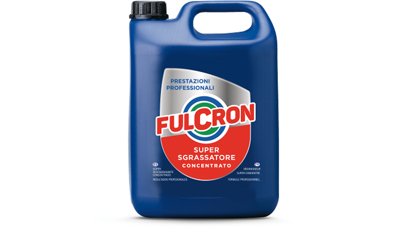 Fulcron Super Sgrassatore Concentrato Detergente e sgrassatore, da 5 L