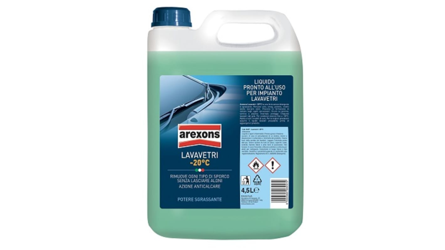 Antigelo per pulizia parabrezza AREXONS, confezione da 4,5 L