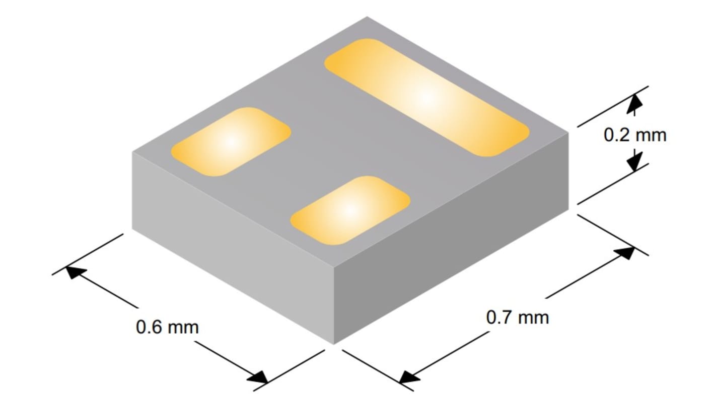 Texas Instruments Pチャンネル MOSFET–20 V -3.6 A 表面実装 パッケージPICOSTAR