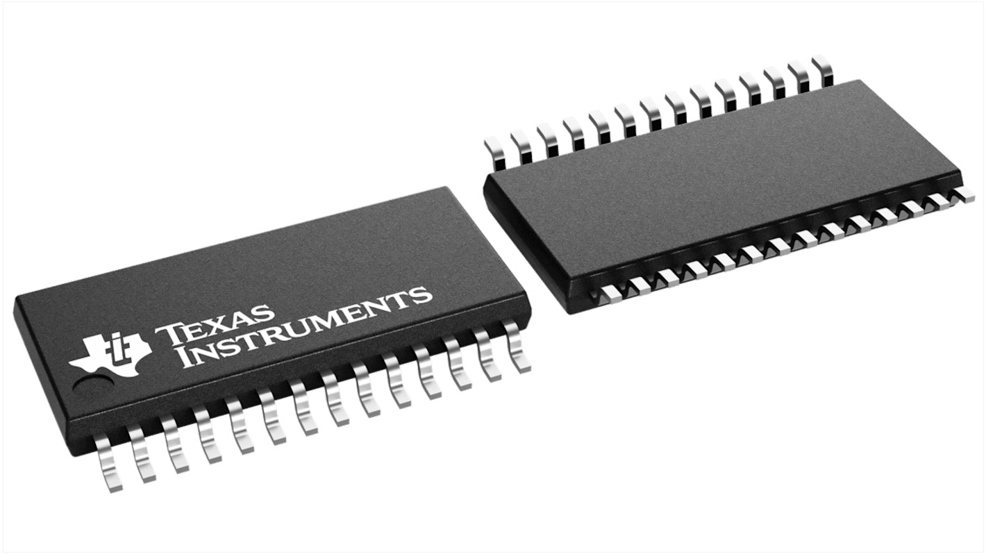 Texas Instruments DAC908E DAC, 8 bit-, 165Msps 20mA Párhuzamos, 28-tüskés TSSOP