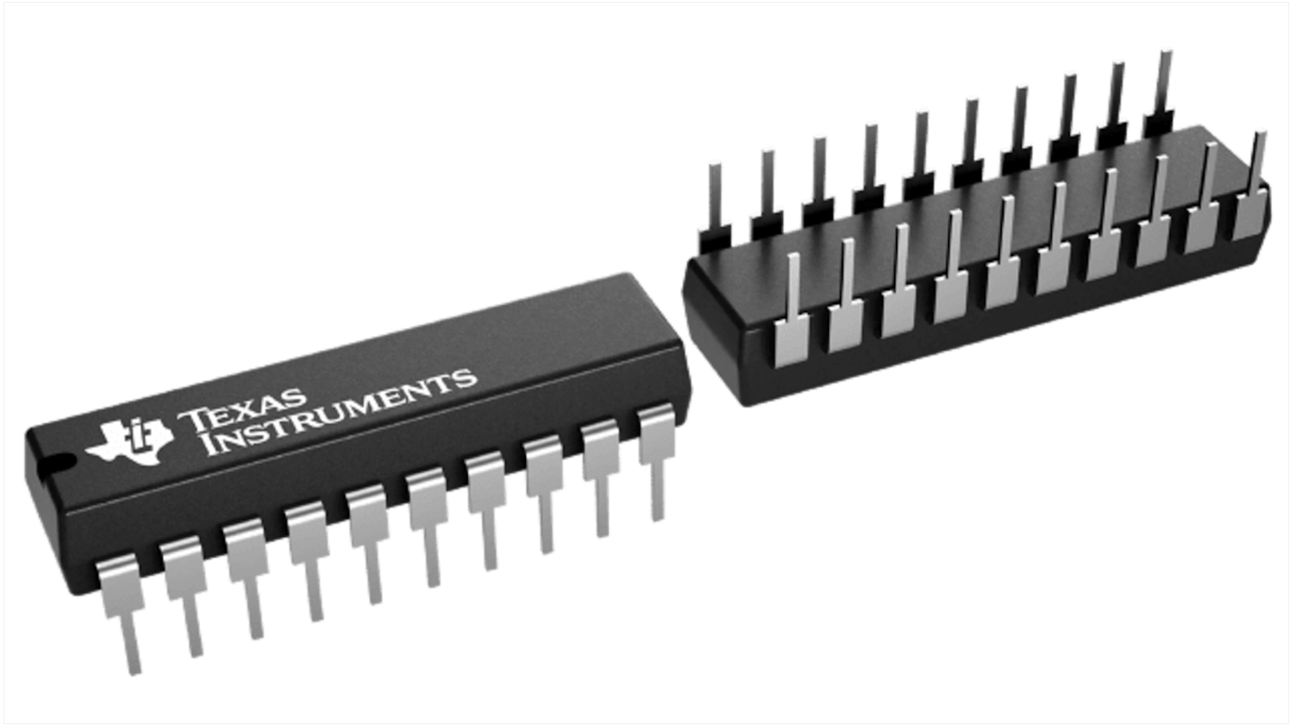 TLC2543IN ADC, 12 bit-, 66ksps, 20-tüskés PDIP