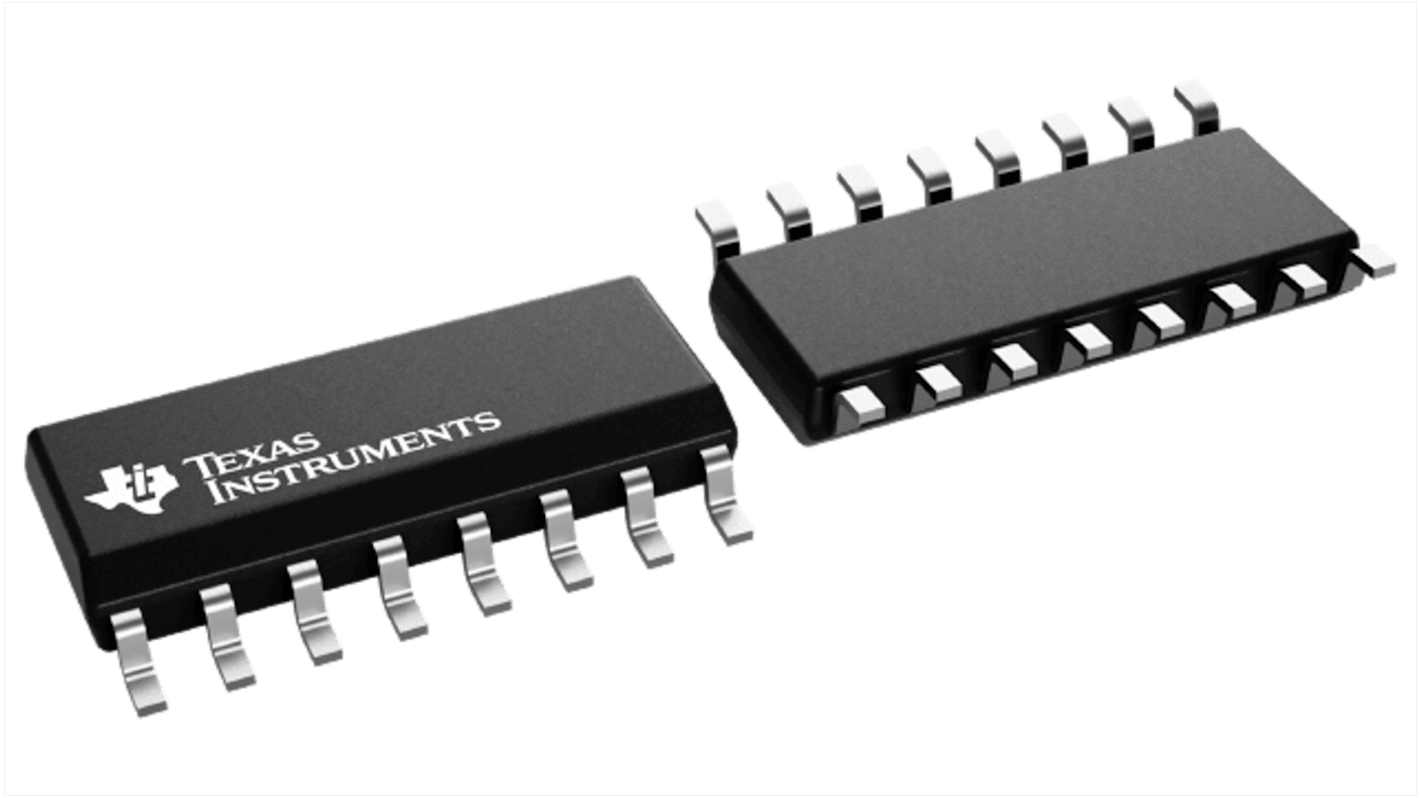 Texas Instruments 12 bit ADC TLV2544ID, 200ksps SOIC, 16-Pin