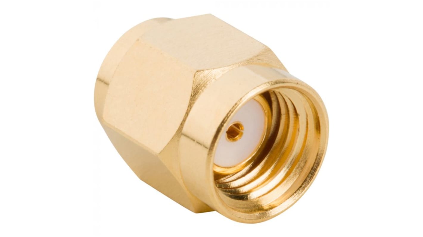 Conector SMA Amphenol RF 132360RP, Macho, Recto, Impedancia 50Ω, Montaje de Cable, Terminación de Roscado