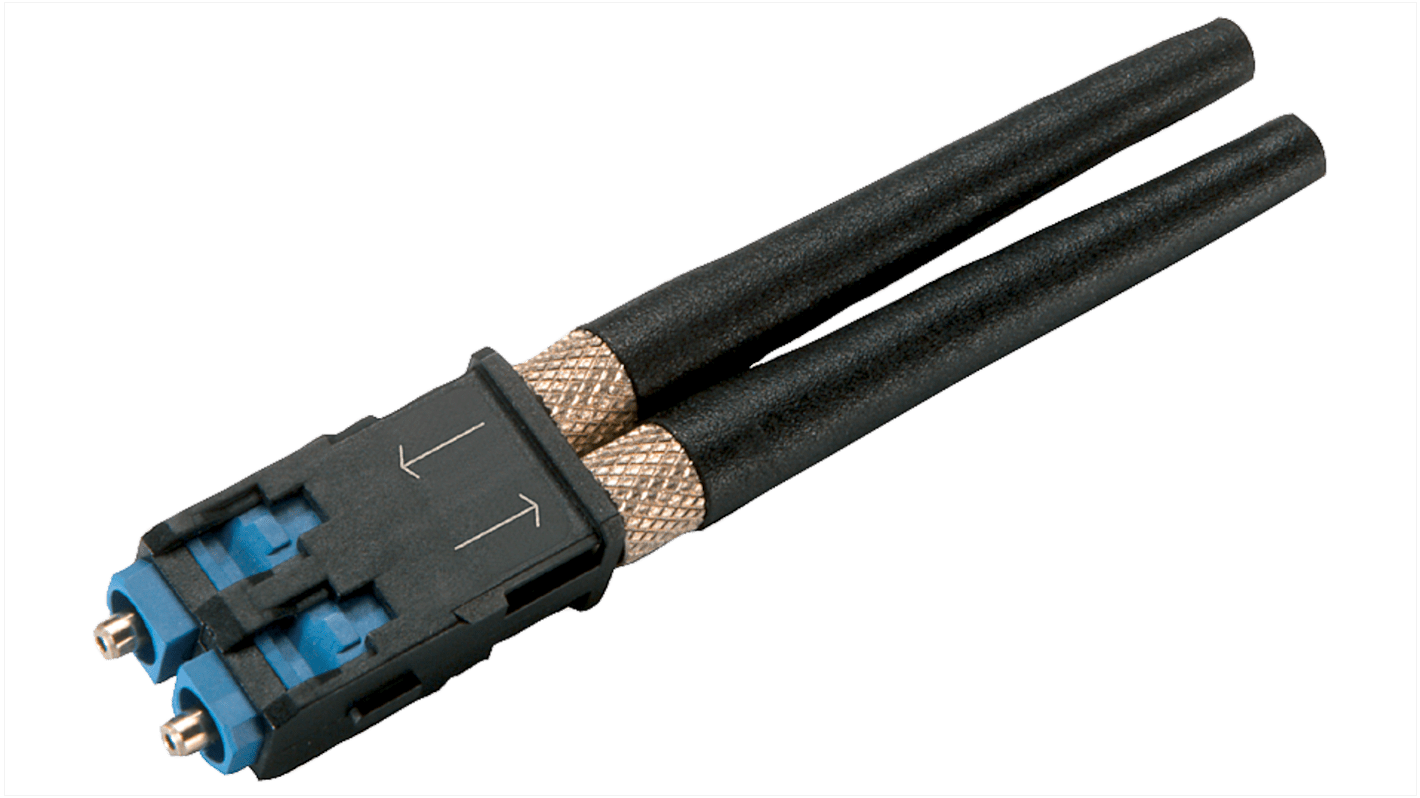 Siemens Optisk fiber konnektor, SCRJ, Dupleks, Sort
