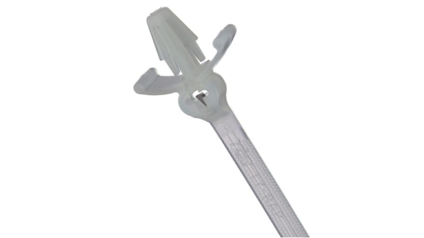 ABB Cable Ties, Cable Tray, 152mm x 3.6 mm, Natural Nylon