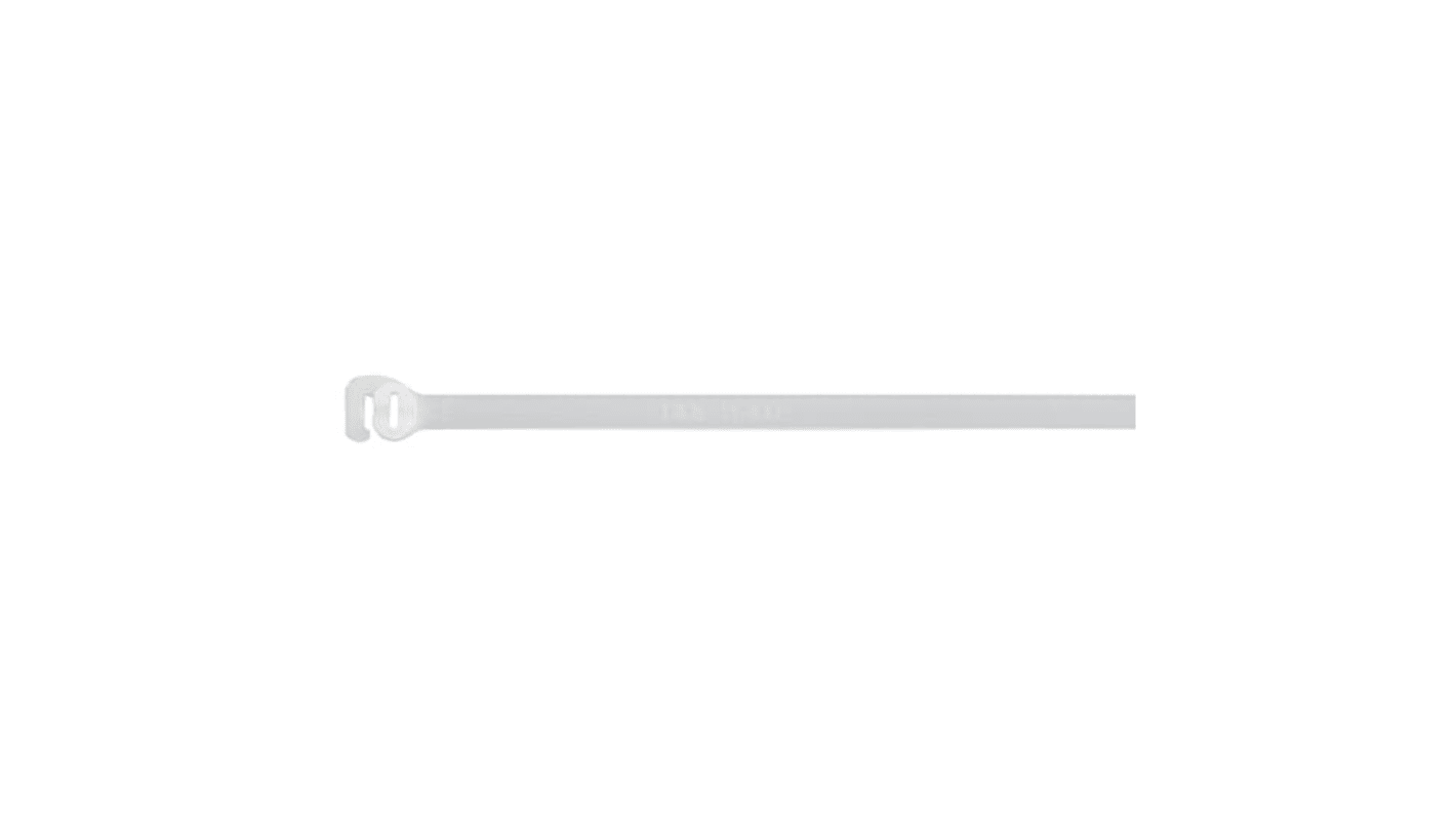 ABB Cable Ties, , 189.6mm x 4.8 mm, Natural Nylon