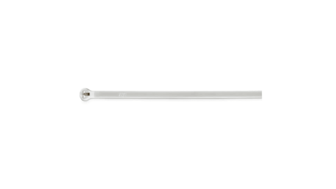 ABB Cable Ties, Cable Tray, 224mm x 7.1 mm, White Nylon