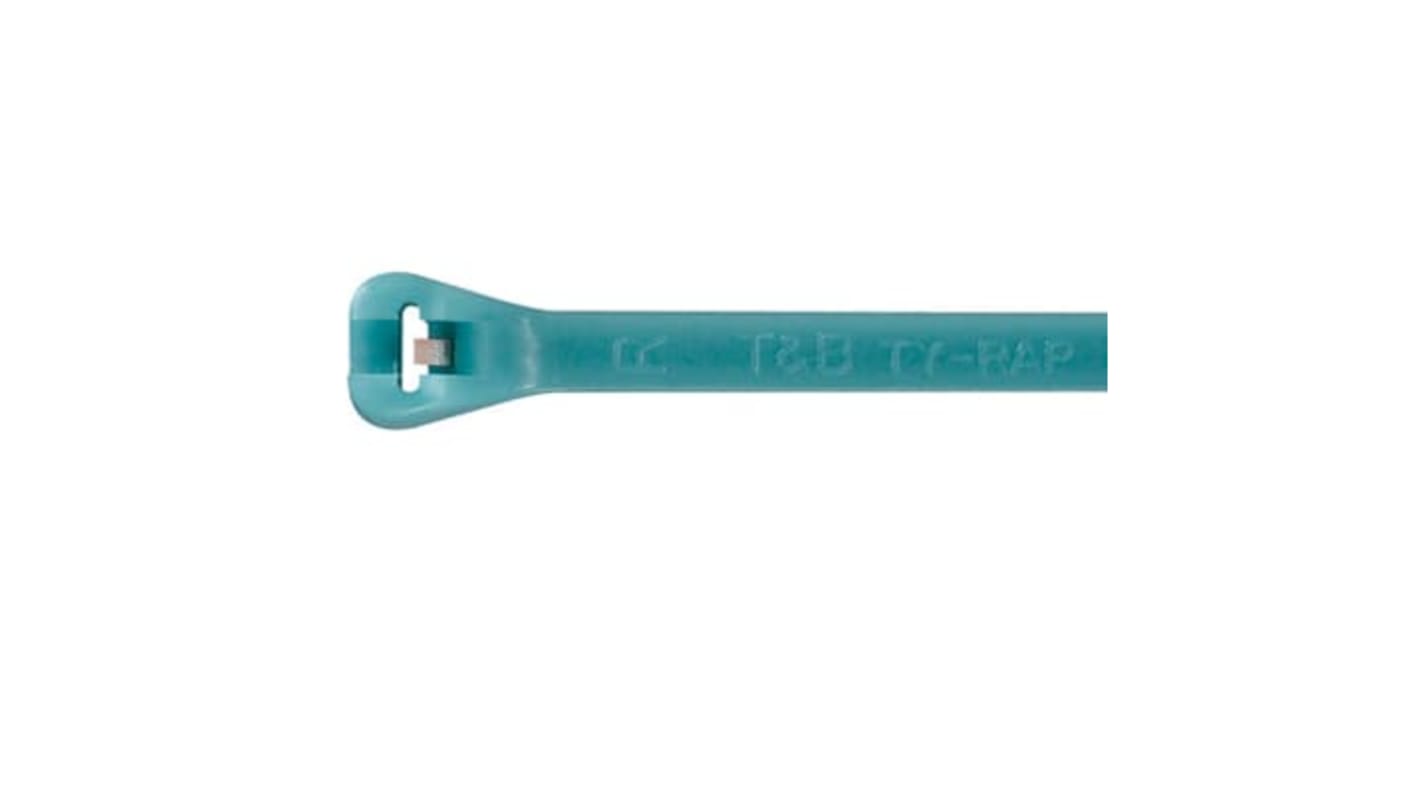 ABB Cable Ties, , 91mm x 2.3 mm, Aqua Fluoropolymer