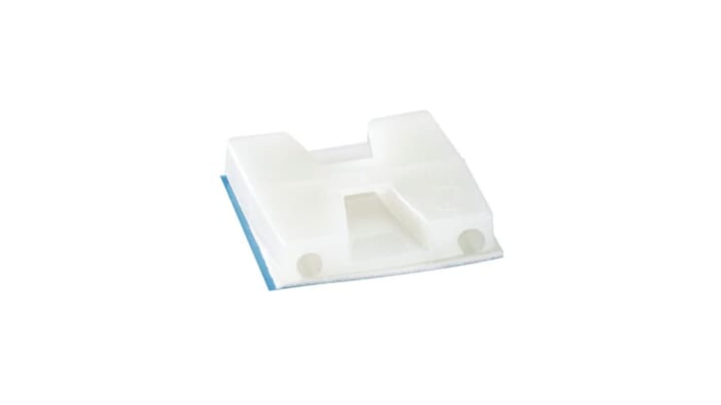 ABB Self Adhesive Natural Cable Tie Mount 28.6 mm x 28.6mm