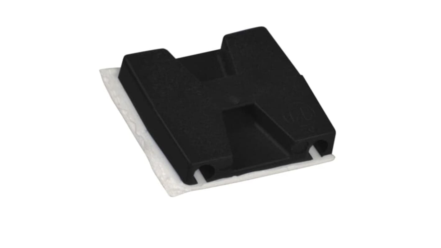 ABB Self Adhesive Black Cable Tie Mount 28.6 mm x 28.6mm