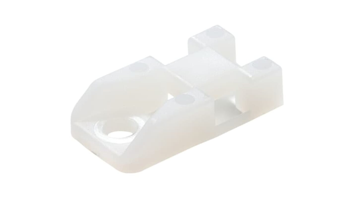 Embase pour serre-câbles ABB 24.3mm x 13,2 mm, Ø fixation 4.4mm