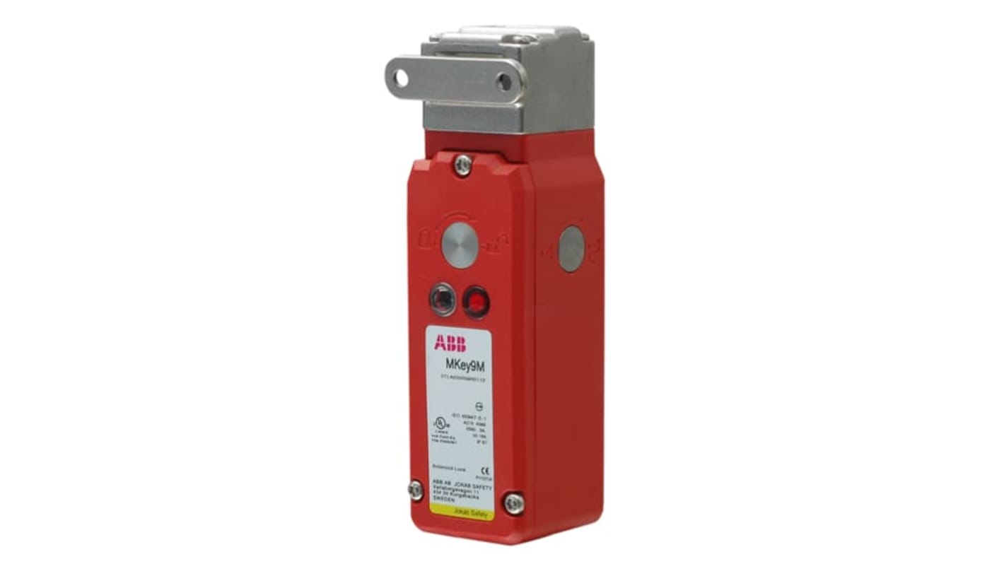 ABB MKey9M 24VDC Switch Safety Interlock Switch, Key Actuator Included, Stainless Steel