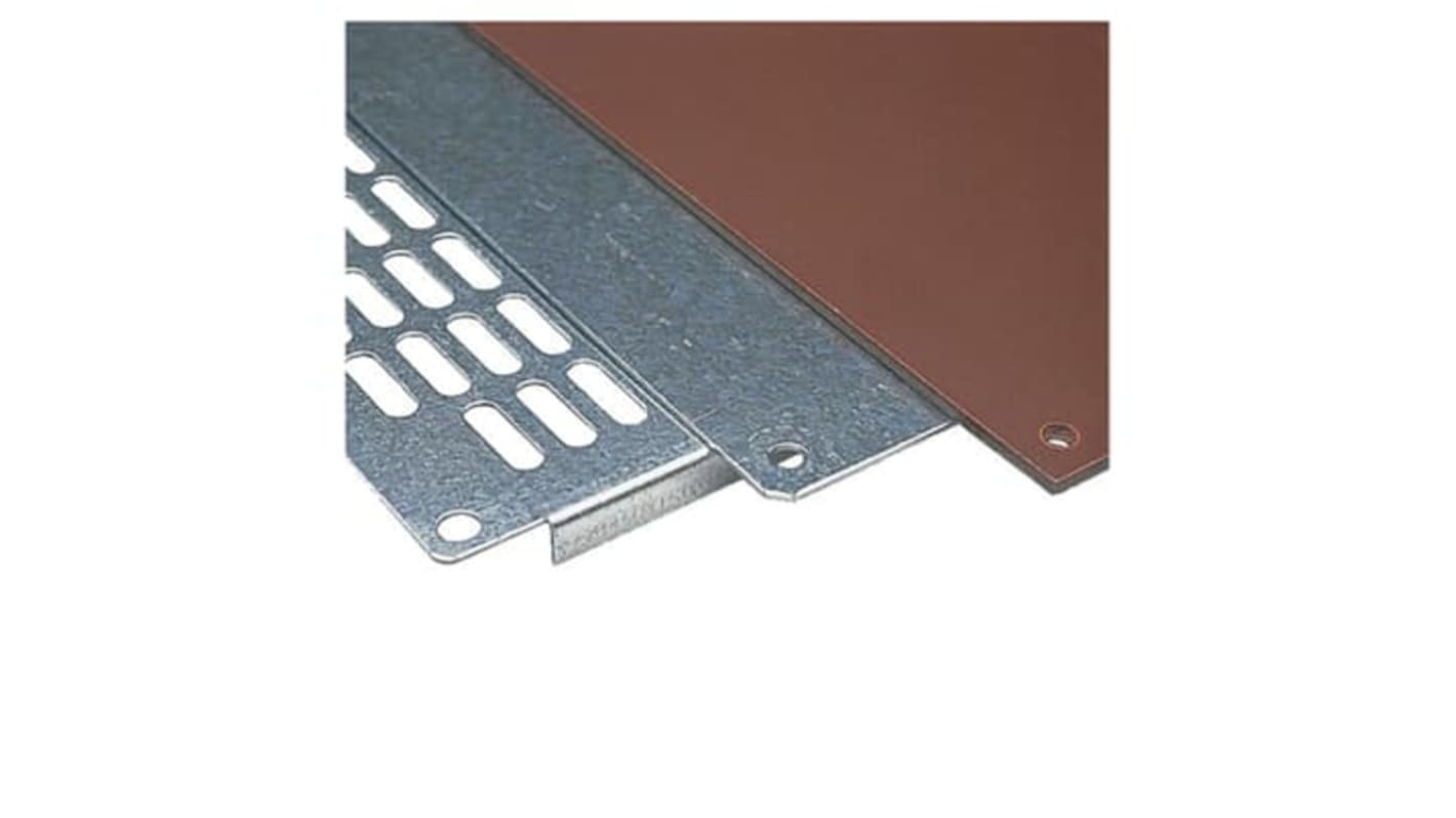 Placa de montaje ABB en Acero galvanizado, long. 2mm, ancho 2mm