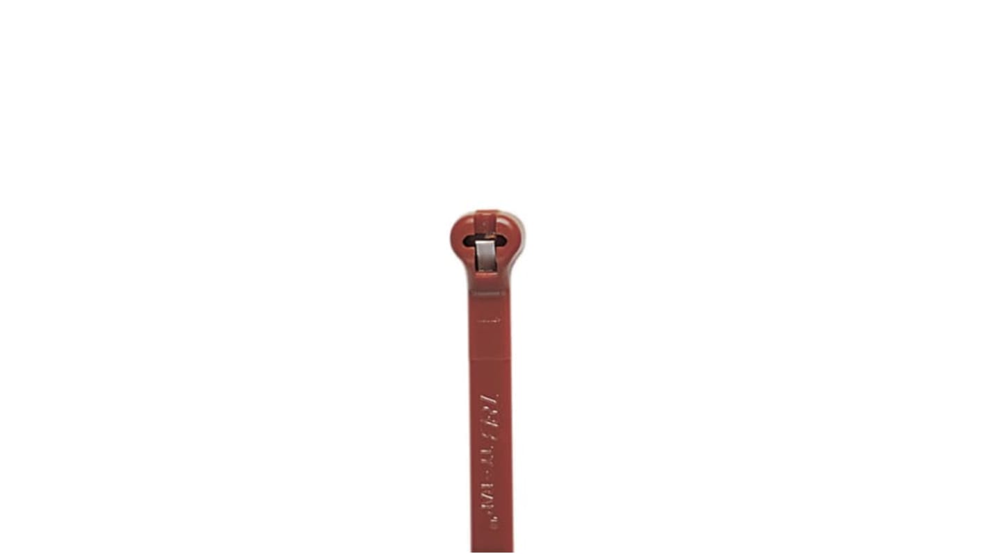 ABB Cable Ties, Cable Tray, 377mm x 3.6 mm, Brown Nylon