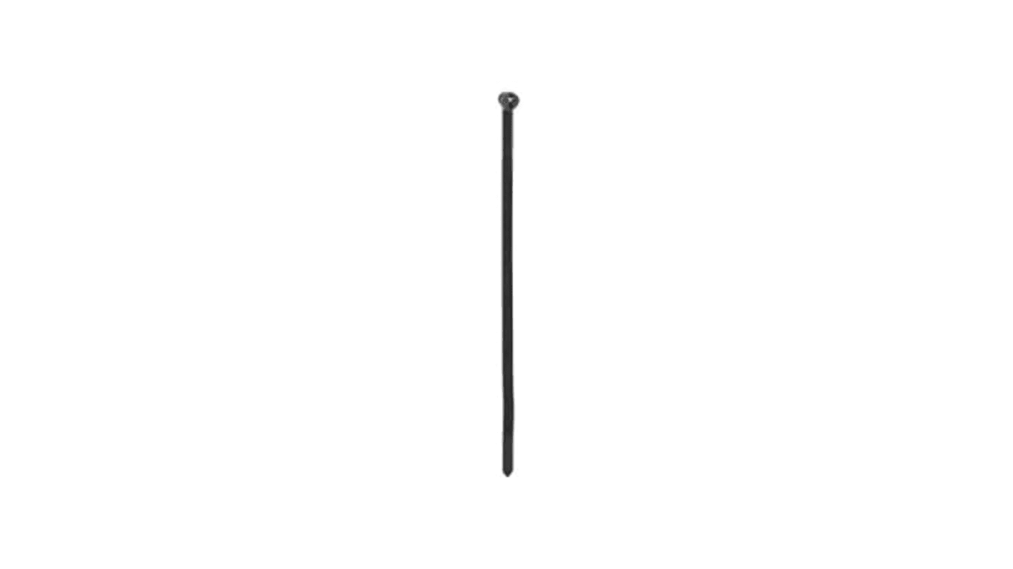 ABB Cable Ties, Cable Tray, 170mm x 2.5 mm, Black Nylon