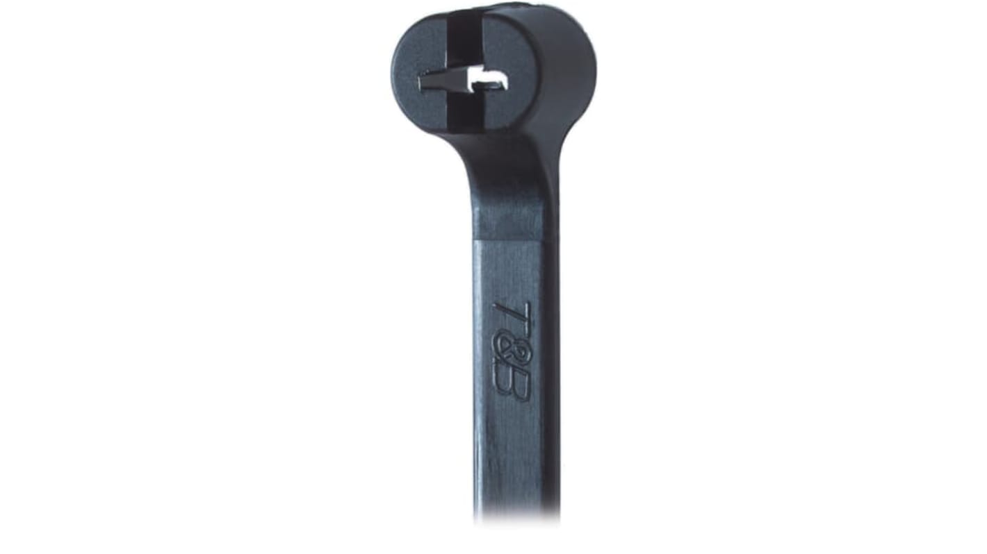 ABB Cable Ties, , 357mm x 2.3 mm, Black Nylon