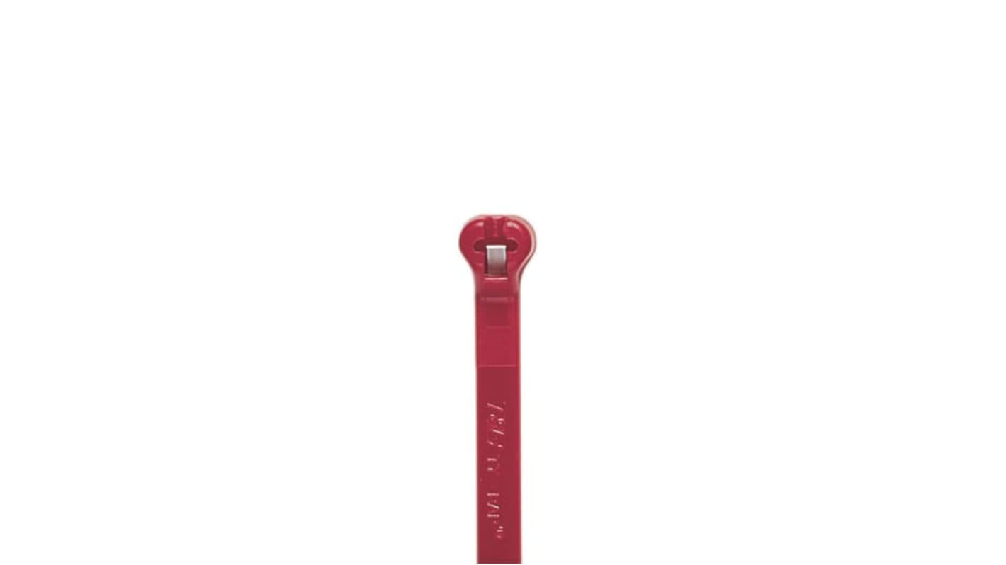 Bridas ABB de Nylon 66 Rojo, 92mm x 2,3 mm, Brida