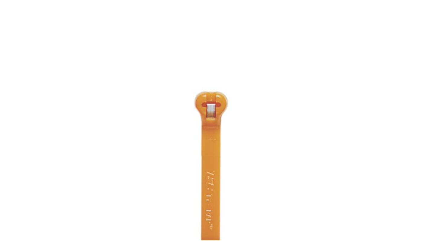 ABB Cable Ties, , 92mm x 2.3 mm, Orange Nylon