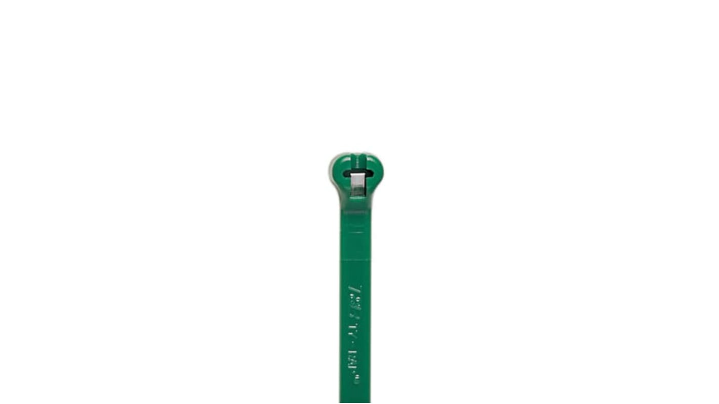 Bridas ABB de Nylon 66 Verde, 92mm x 2,3 mm, Brida