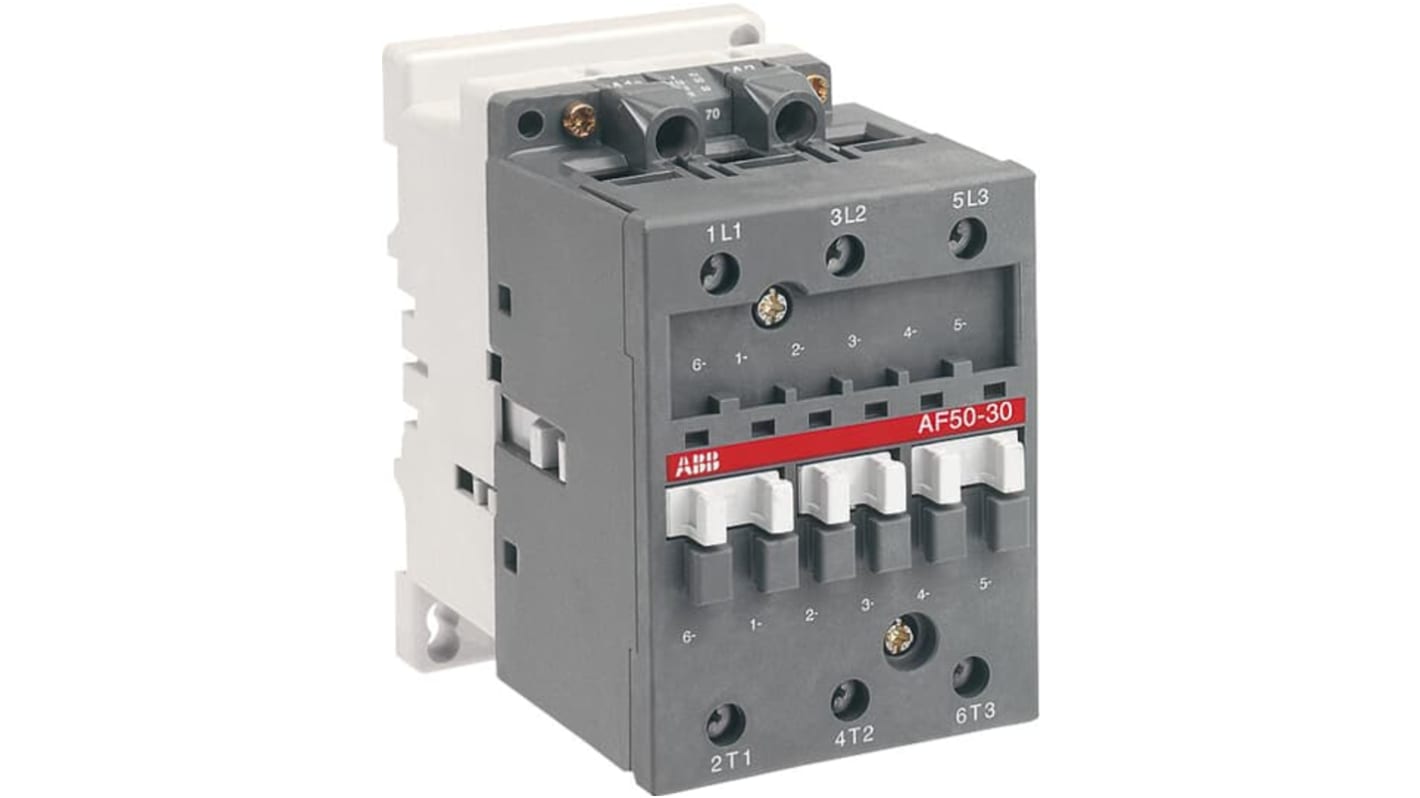 Contattore Unità di controllo ABB, serie 1SBL35, 3 poli, 3NO, 50 A, 25 kW, bobina 100 a 250 V c.a.