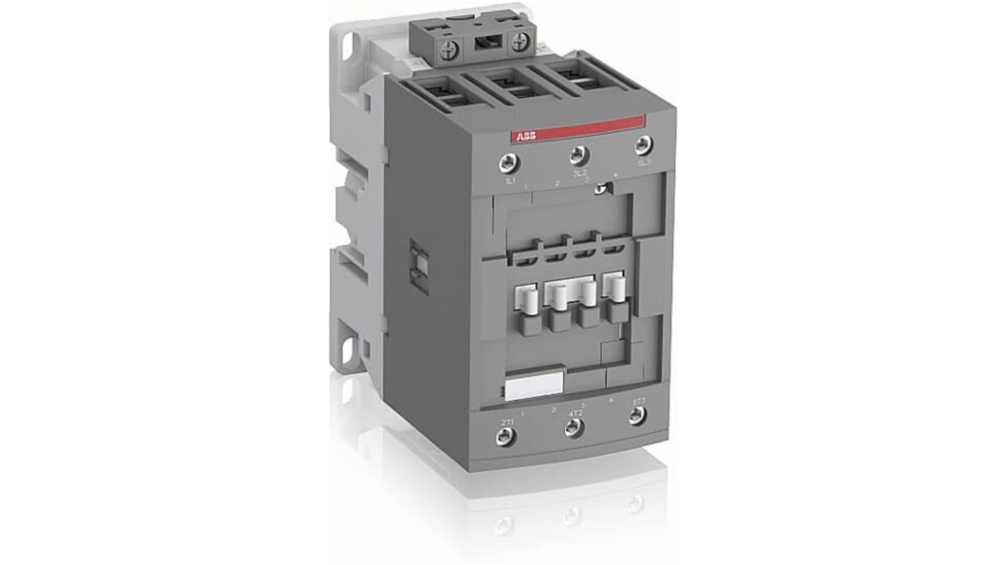 Contattore Unità di controllo ABB, serie 1SBL3, 3 poli, 3NO, 125 A, 45 kW, bobina 48 → 130 V