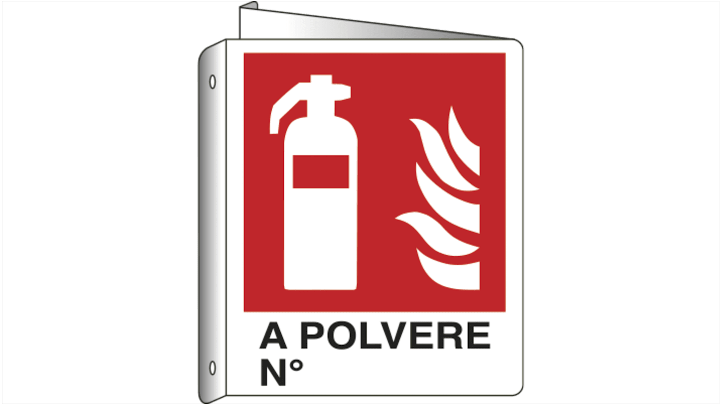 Segnale di sicurezza antincendio Cartelli Segnalatori "A POLVERE N°