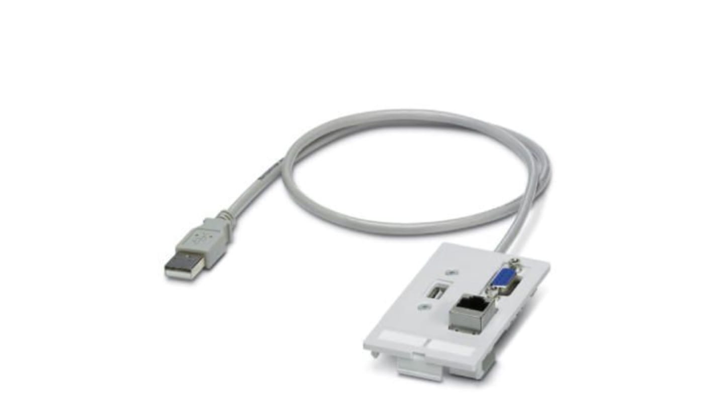 Phoenix Contact Datenfrontplatte Geschirmt, 3 x Cat.5e RJ45