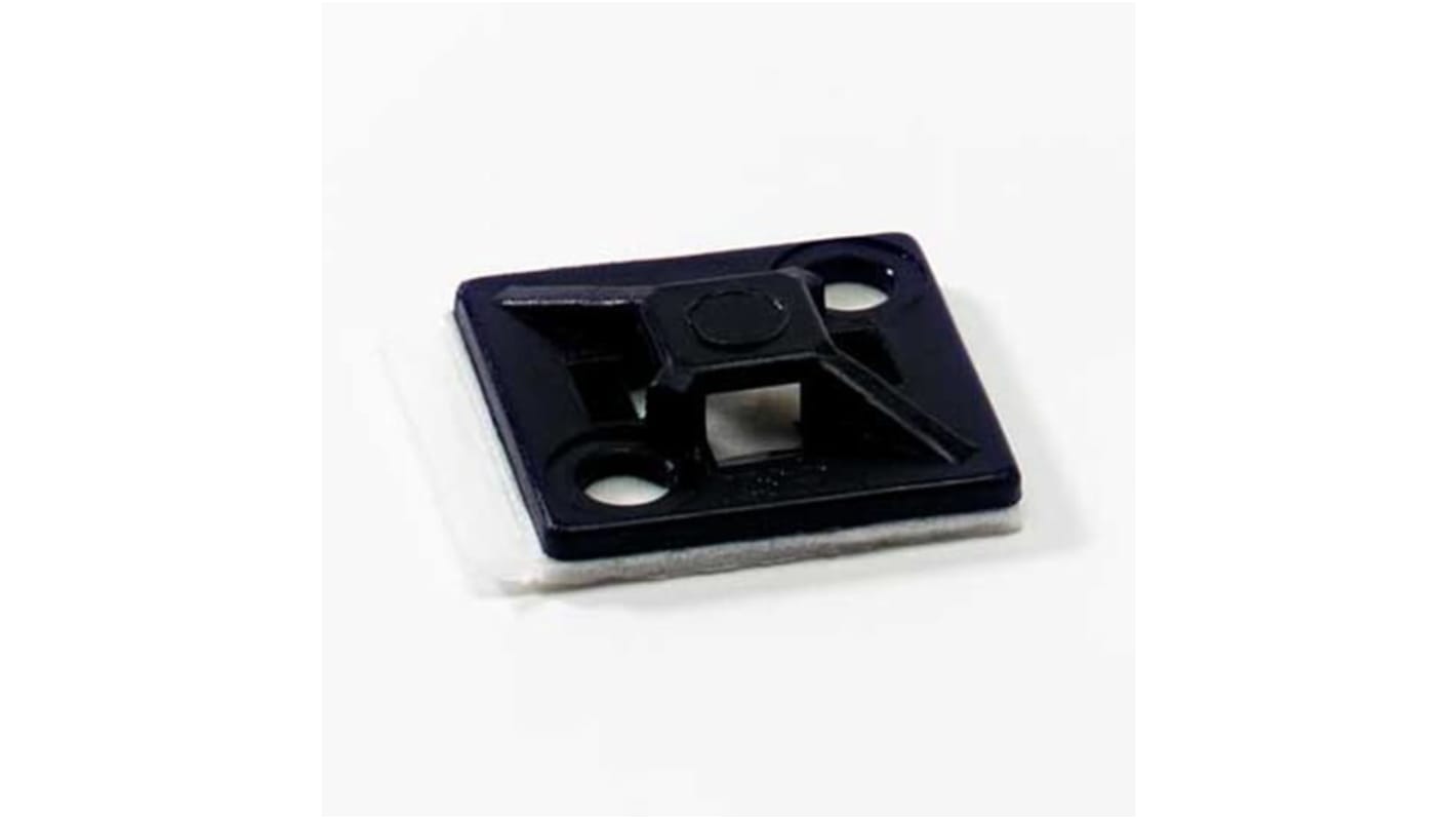 ABB Self Adhesive Black Cable Tie Mount 19 mm x 19mm