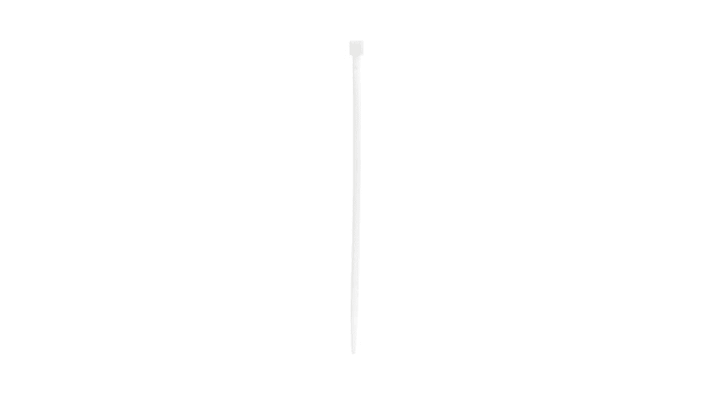ABB Cable Ties, Cable Tray, 102.1mm x 2.5 mm, Natural Nylon