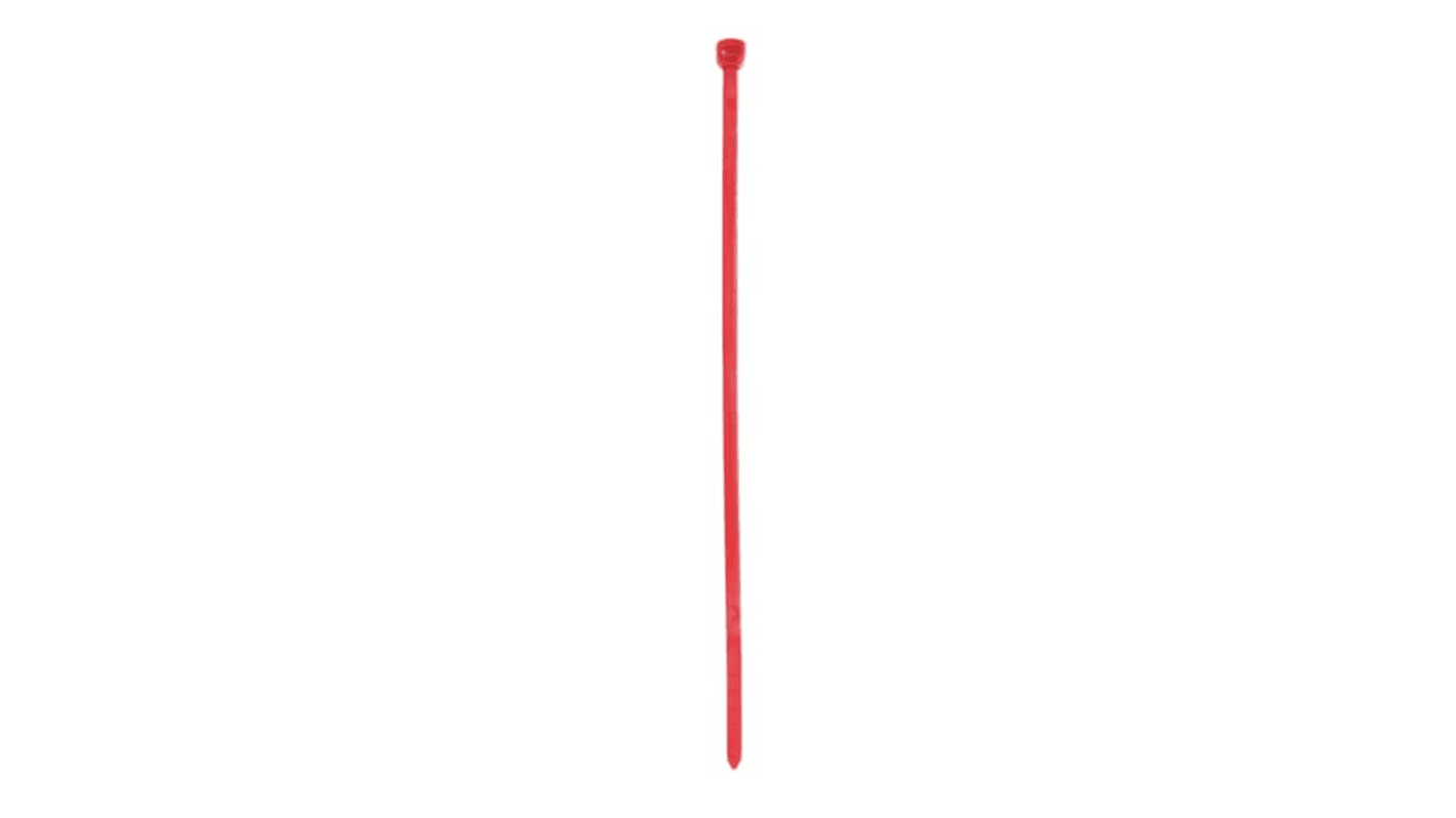 Serre-câbles ABB 135.64mm x 2,41 mm Rouge en Nylon 66