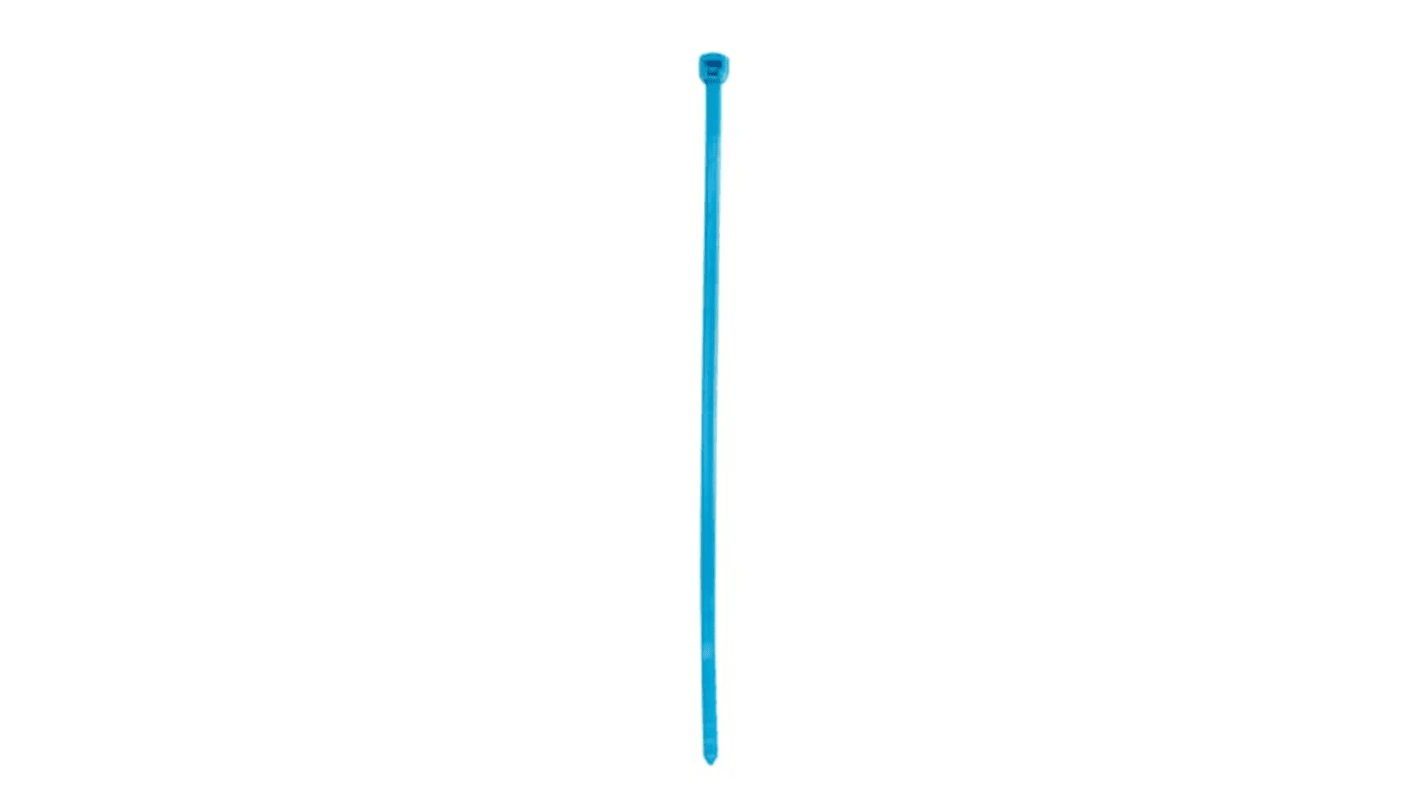 ABB Cable Ties, Cable Tray, 300mm x 4.8 mm, Blue Nylon
