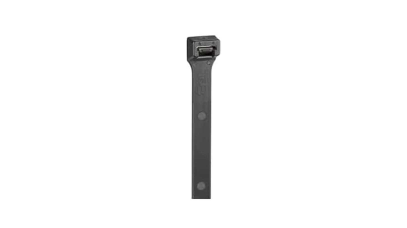 ABB Cable Ties, Cable Tray, 300mm x 13.2 mm, Black Nylon