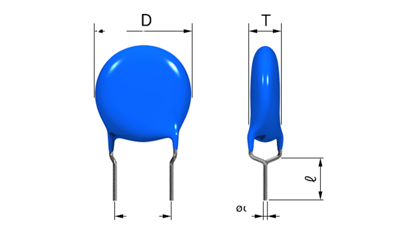 CK45E3AD103ZYVNA TDK Single Layer Ceramic Capacitor (SLCC) 0.01μF