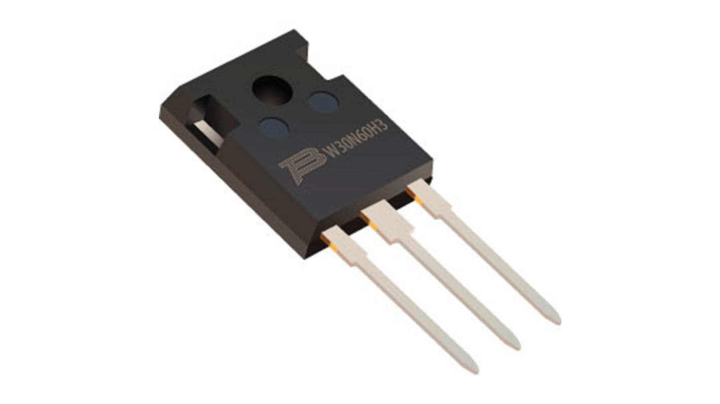 Bourns BIDNW30N60H3 IGBT, 30 A, 600 V, TO-247N 1