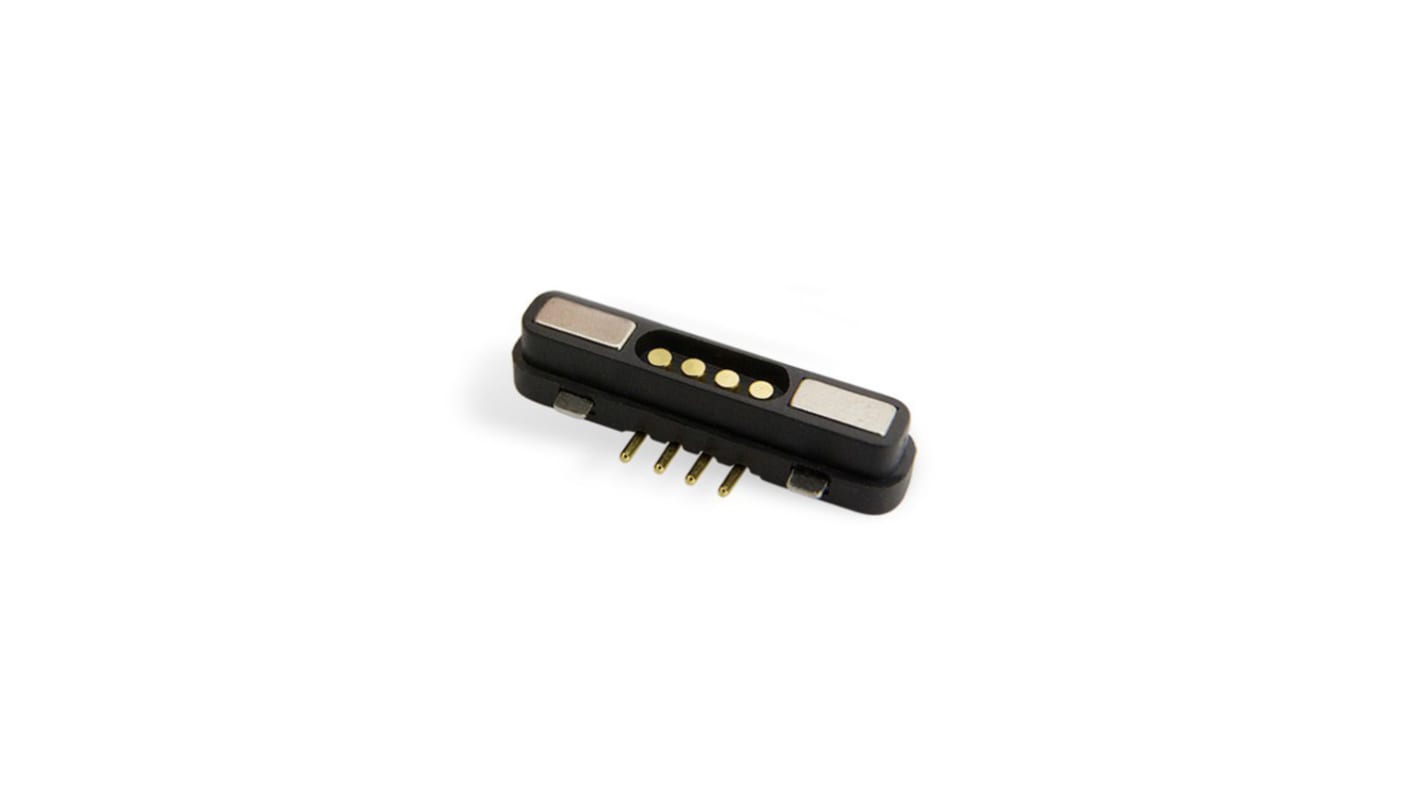 EDAC, 686, Straight PCB Mount Female Magnetic Connector, Solder Pin Termination