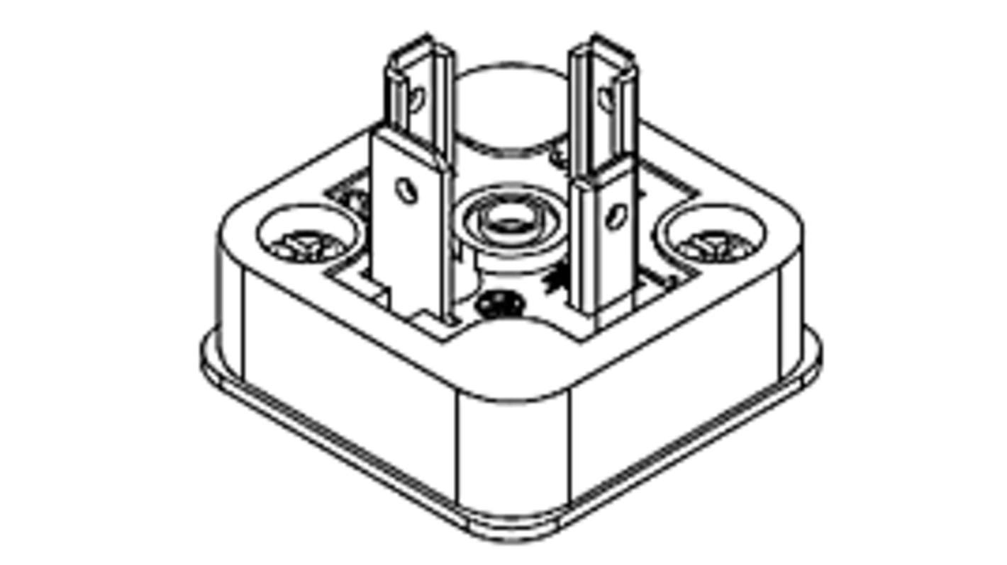 Konektor pro solenoidy podle normy DIN 43650, formát pólů: 2 Pole, 250 →300 V AC