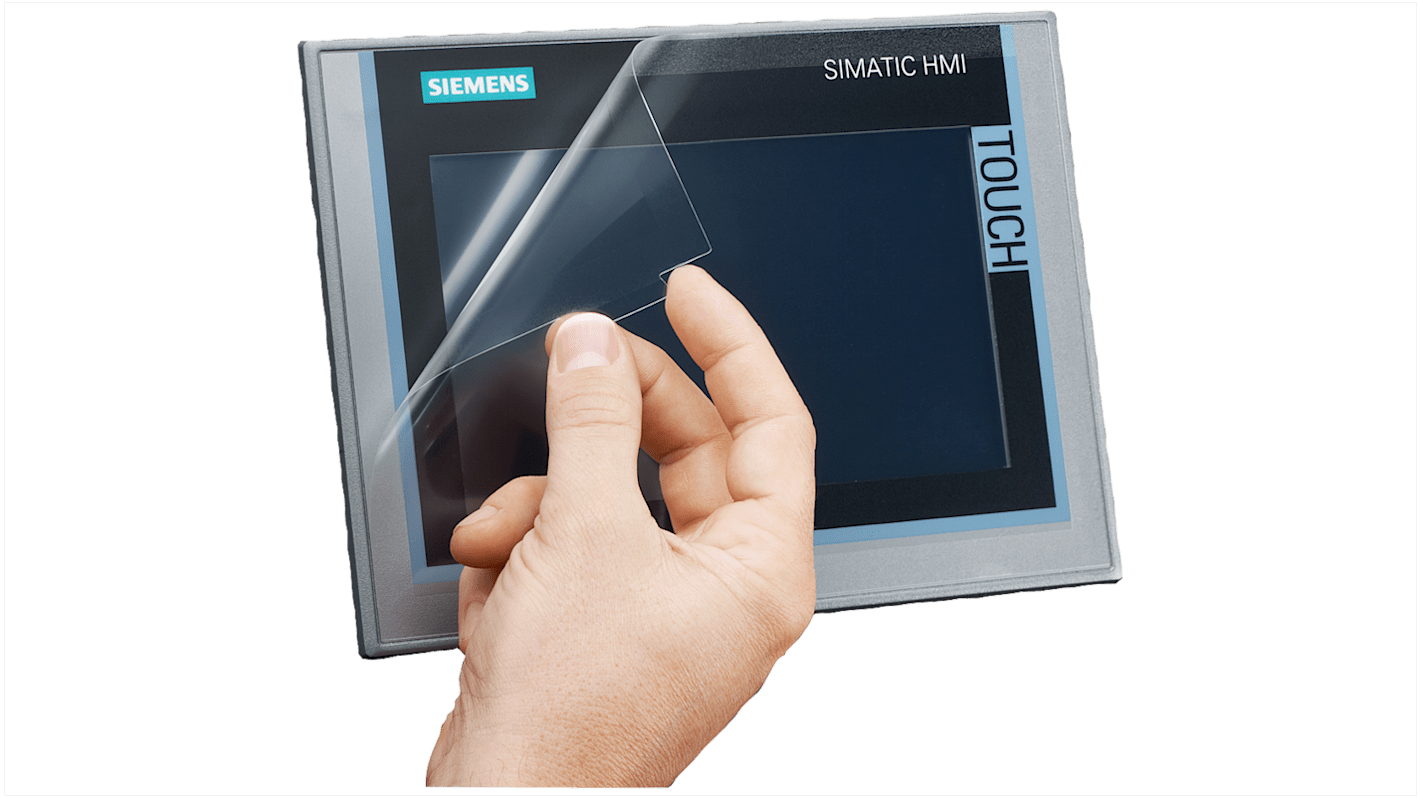 Siemens Protective Film For Use With HMI MP 270B 10", MP 370 12" Touch, MP 377 12" Touch, TP 270 10", PLC Siemens S7