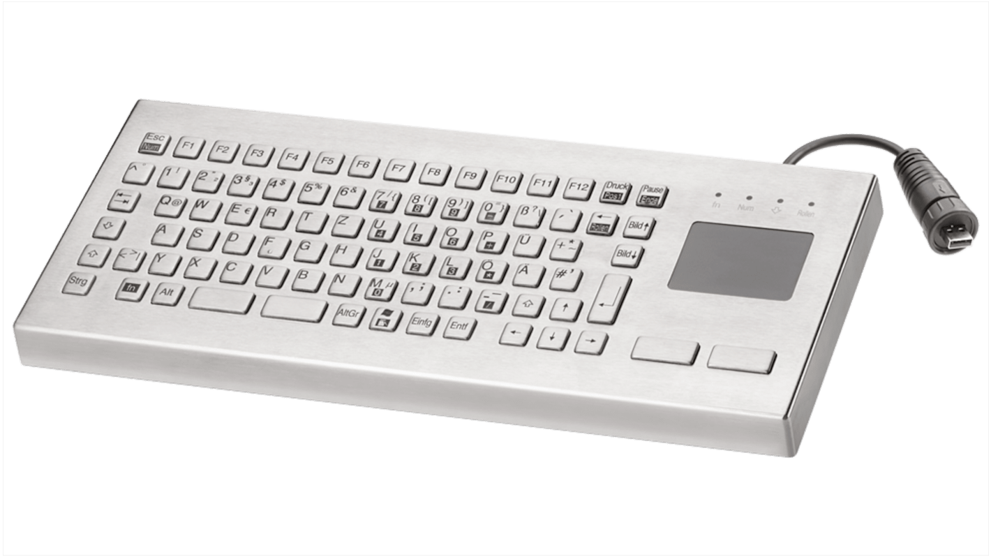 Siemens 6AV68810AU141DB0 Wired USB 2.0 Keyboard, QWERTY (US) RS