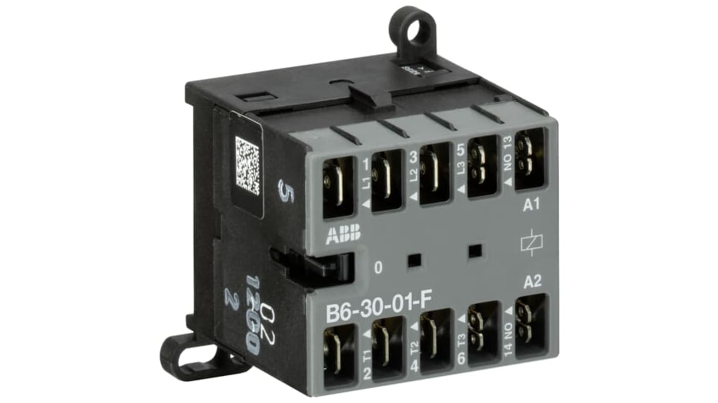 Contattore Unità di controllo ABB, serie GJL121, 3 poli, 3NO/1NC, 20 A, 4 kW, bobina 380 → 415 V CA