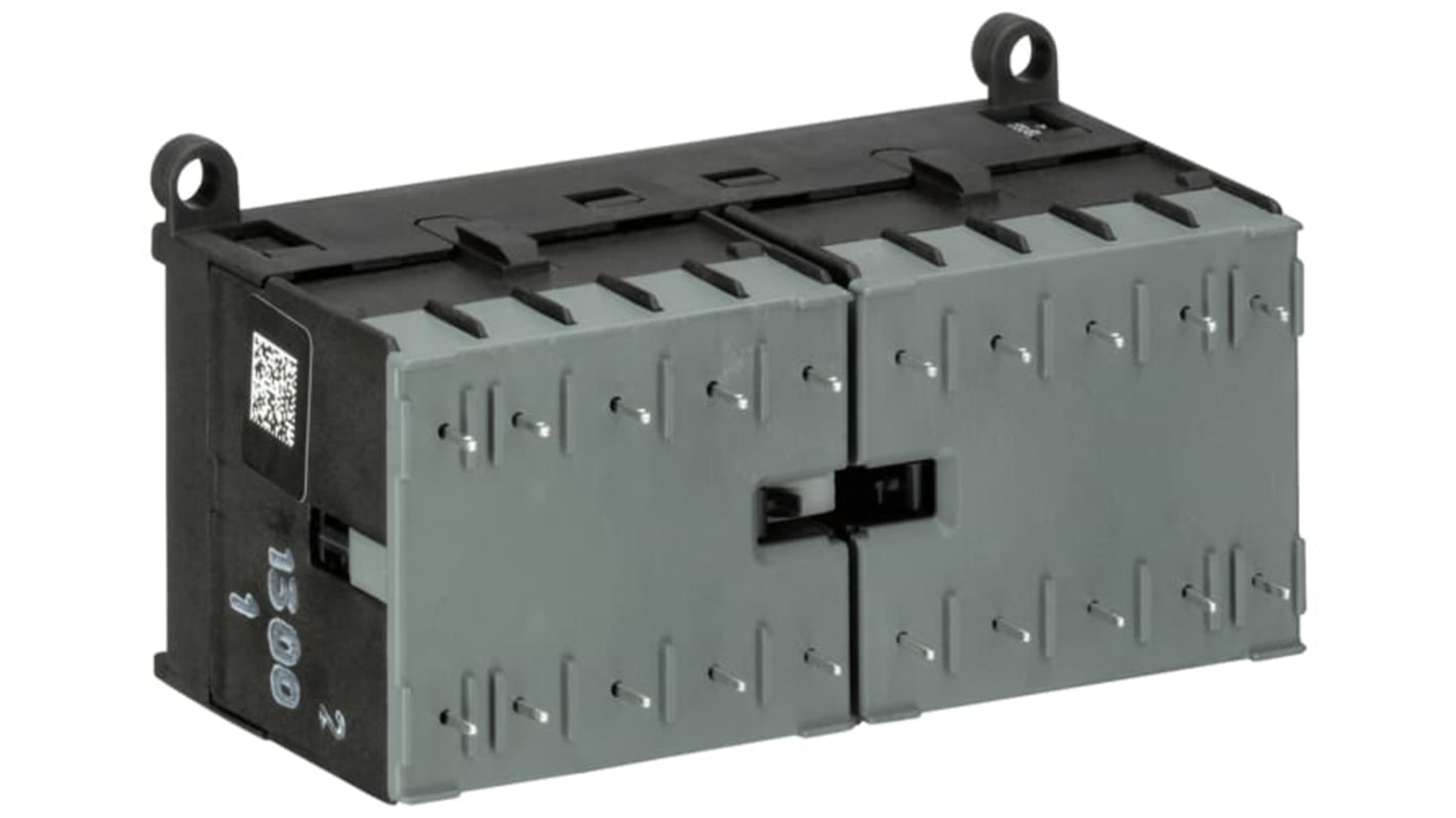 ABB GJL121 Series Contactor, 24 V ac Coil, 3-Pole, 12 A, 4 kW, 3N0/1NC