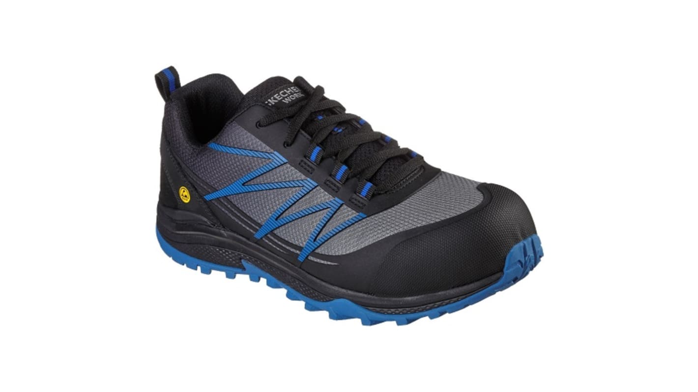 Zapatillas de seguridad para hombre Skechers, talla 42