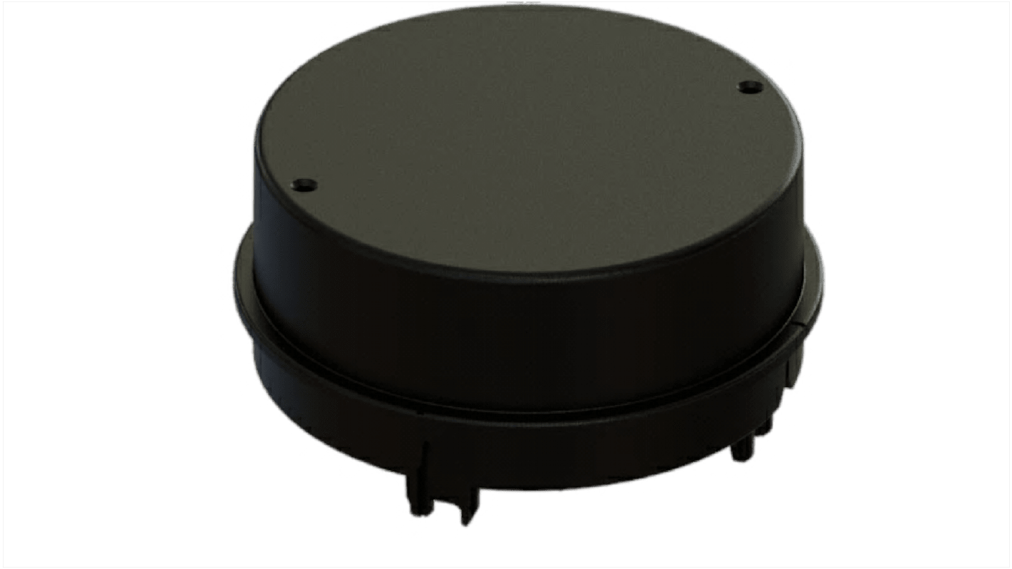 Flexicon Circular Lid, Conduit Box Lid, Nylon 6, Black