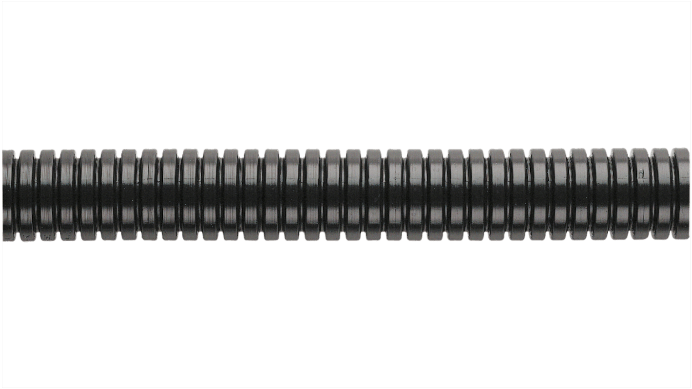 Flexicon FPIHR Leerrohr Nylon, Ø 13mm nom., Wellrohre, Schwarz A ø 13mm x 50m