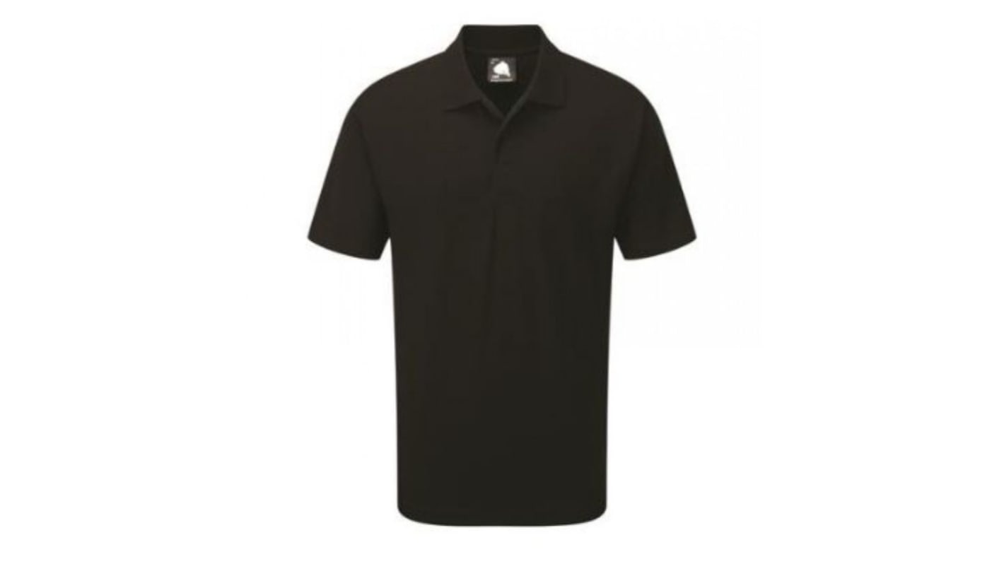 Polo Orn 1130, Noir, taille XXL, en Coton, polyester