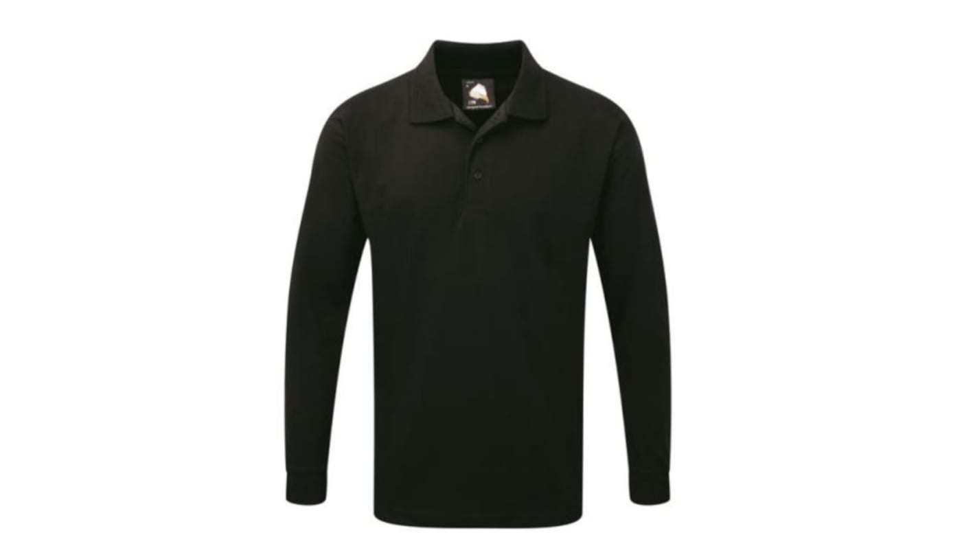 Polo Orn 1170, Noir, taille XXL, en Coton, polyester